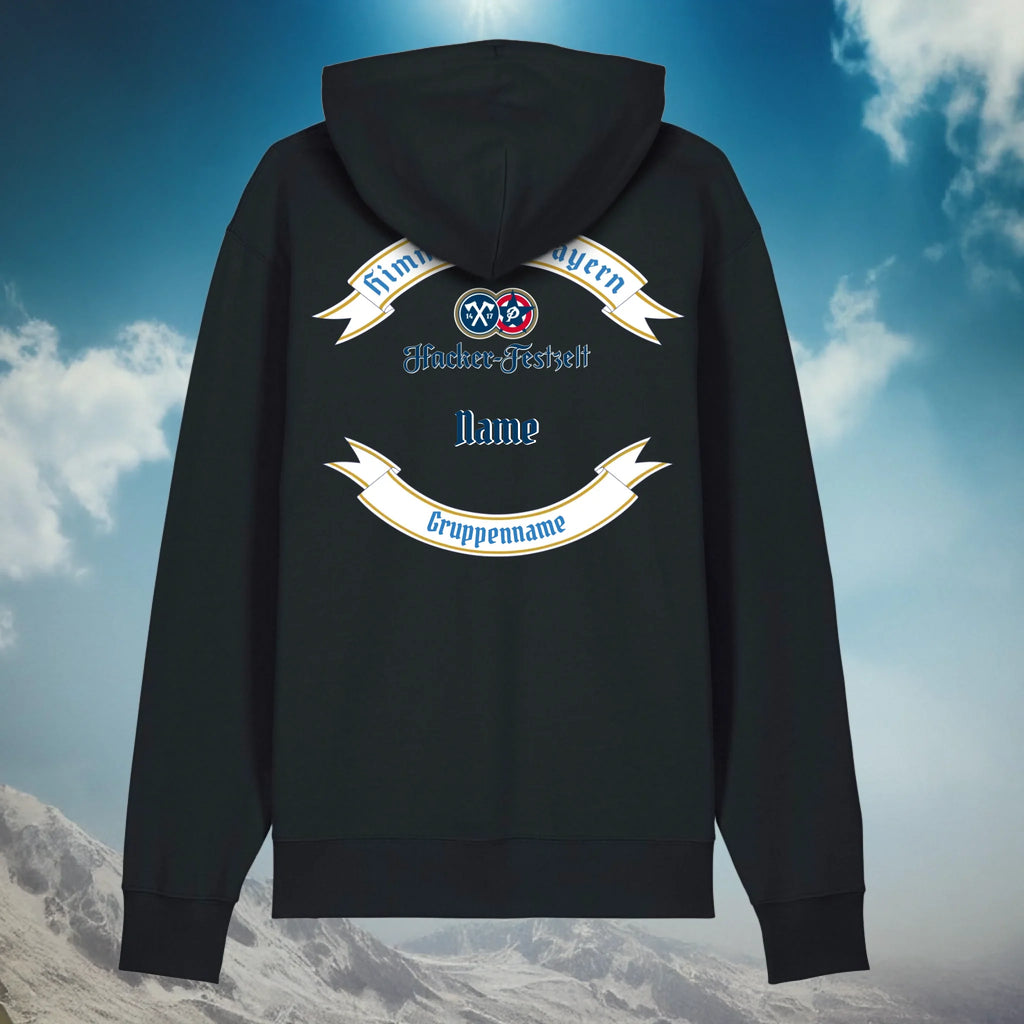 deep black hoodie back